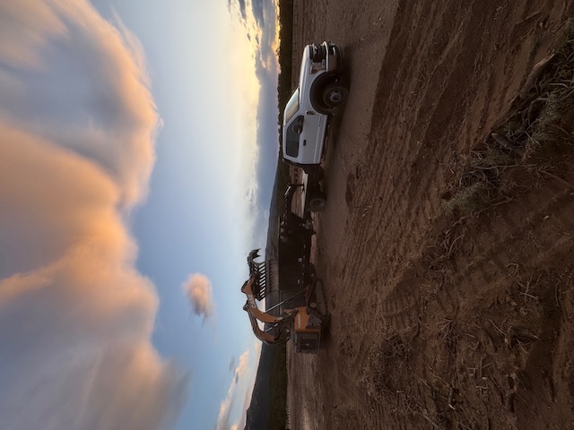 Debris removal in action